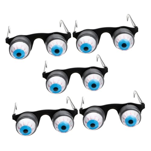 Toddmomy 5Stücke Halloween Streichbrille Scary Augäpfel Brille Für Partys Cosplay Und Festivals Lustige Lebensechte Requisiten Für Schaurige Toddmomy 5Stücke Halloween Streichbrille Scary Augäpfel Brille Für Partys Cosplay Und Festivals Lustige Lebensechte Requisiten Für Schaurige von Toddmomy