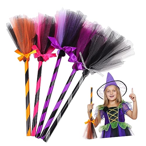 Toddmomy 5Stücke Hexenbesen Für Teiliges Halloween Kostümzubehör Helllila Und Party Requisite Für Kostümparty Und Halloween Dekoration Toddmomy 5Stücke Hexenbesen Für Teiliges Halloween Kostümzubehör Helllila Und Party Requisite Für Kostümparty Und Halloween Dekoration von Toddmomy