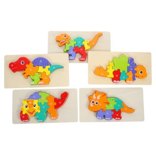 Toddmomy 5Stücke Holz Dinosaurier Puzzle für Kleinkinder Teiliges Montessori Lernspielzeug zur Kognitiven Entwicklung Sicheres und Tragbares Holzspielzeug für Ab Jahr für Kreative Toddmomy 5Stücke Holz Dinosaurier Puzzle für Kleinkinder Teiliges Montessori Lernspielzeug zur Kognitiven Entwicklung Sicheres und Tragbares Holzspielzeug für Ab Jahr für Kreative von Toddmomy