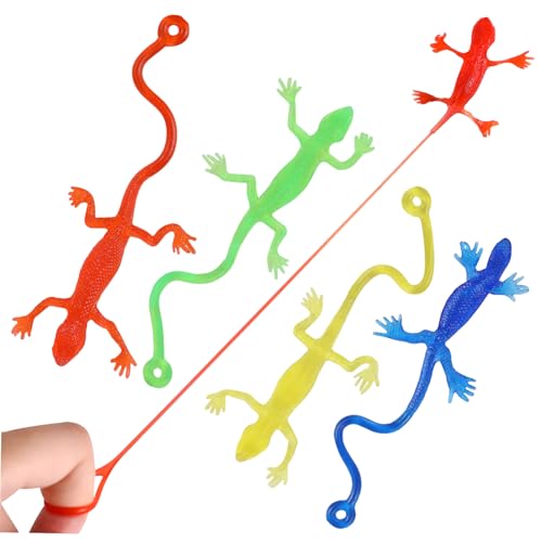 Toddmomy 5Stücke Klebrige Eidechsen Figuren Dehnbares Squishy Sicher Und Langlebig Vielseitig Einsetzbar Für Partys Und Spielspaß von Toddmomy