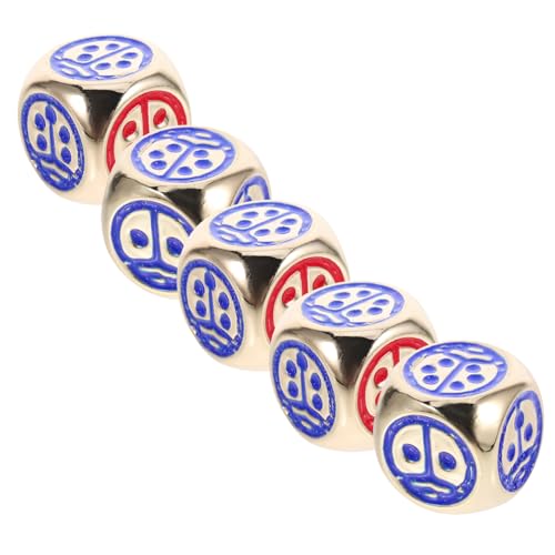 Toddmomy 5Stücke Metallwürfel Marienkäfer Würfel mit Abgerundeten Ecken Tischspiel Zubehör für Brettspiele Partys und Lehrprojekte Leicht und Tragbar für Zuhause und Bars Toddmomy 5Stücke Metallwürfel Marienkäfer Würfel mit Abgerundeten Ecken Tischspiel Zubehör für Brettspiele Partys und Lehrprojekte Leicht und Tragbar für Zuhause und Bars von Toddmomy