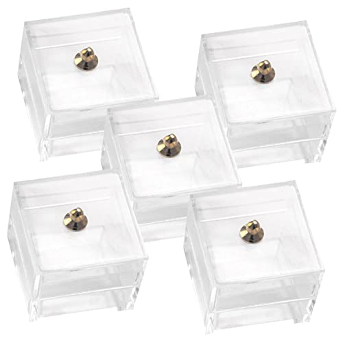 Toddmomy Miniatur Aufbewahrungsbox 5 Stücke Transparent für Puppenhaus Zubehör Kleine Kunststoffboxen für Kleiner Haus Dekoration 1:12 Maßstab Toddmomy Miniatur Aufbewahrungsbox 5 Stücke Transparent für Puppenhaus Zubehör Kleine Kunststoffboxen für Kleiner Haus Dekoration 1:12 Maßstab von Toddmomy
