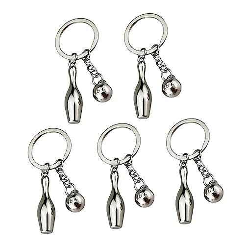 Toddmomy 5Stücke Outdoor Bowling Schlüsselanhänger aus Zinklegierung Kreative Sport für Kindergeburtstag und Bowling Deko für Taschen und Rucksäcke Toddmomy 5Stücke Outdoor Bowling Schlüsselanhänger aus Zinklegierung Kreative Sport für Kindergeburtstag und Bowling Deko für Taschen und Rucksäcke von Toddmomy
