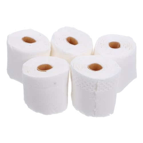 Toddmomy 5stücke Dollhouse Miniaturpapierrollen Für Badezimmerdekoration Teiliges Aus Realistischen Mini-klopapier Für Puppenhaus Zubehör Für Kreative Szenen Und Mikro-landschaften von Toddmomy