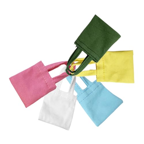 Toddmomy 5Stücke Puppen Verkleidetaschen Mini Handtaschen aus Canvas für Puppen Dekorative Accessoires für Puppenhäuser Vielseitig Einsetzbar Schlüsselanhänger Toddmomy 5Stücke Puppen Verkleidetaschen Mini Handtaschen aus Canvas für Puppen Dekorative Accessoires für Puppenhäuser Vielseitig Einsetzbar Schlüsselanhänger von Toddmomy