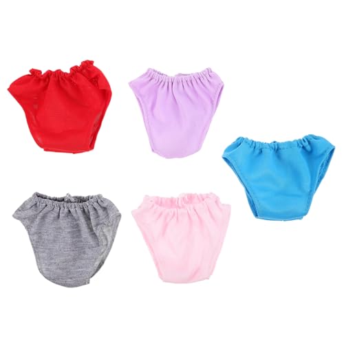 Toddmomy 5Stücke Puppenunterwäsche Puppenhöschen für Spielzeugpuppen Graue Violette Helllila Rote und Blaue Farben Rollenspiele und Puppenkleidungen Toddmomy 5Stücke Puppenunterwäsche Puppenhöschen für Spielzeugpuppen Graue Violette Helllila Rote und Blaue Farben Rollenspiele und Puppenkleidungen von Toddmomy