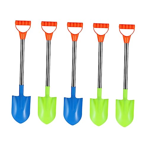 Toddmomy 5Stücke Sandschaufeln Für Leichte Und Spielzeuge Für Strand Sandkasten Und Outdoor Aktivitäten Ergonomische Holzgriffe Geschenkidee Für Jungen von Toddmomy