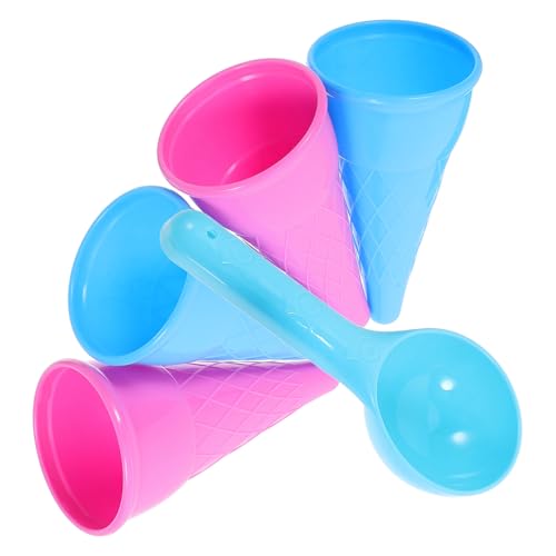 Toddmomy 5Stücke Teiliges Strandspielzeug Eiscreme Waffeln und Schaufeln für Sandkasten und Strand Fördert Kreativität und Eltern Junge Mädchen Kommunikation Toddmomy 5Stücke Teiliges Strandspielzeug Eiscreme Waffeln und Schaufeln für Sandkasten und Strand Fördert Kreativität und Eltern Junge Mädchen Kommunikation von Toddmomy