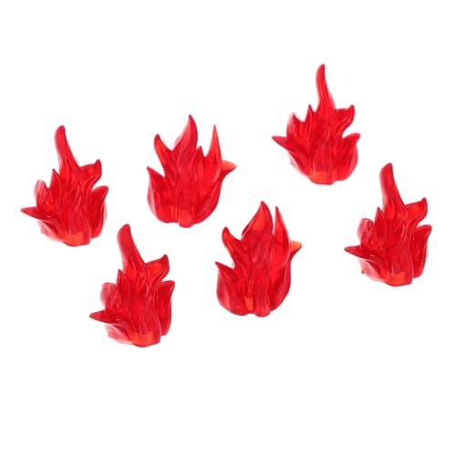 Toddmomy 6 Flammen-actionfiguren Für Kinder, Kreative Bausteine mit Feuereffekten – Miniatur-feuerspielzubehör Für Fantasievolles Spielen Und Als Halloween- Toddmomy 6 Flammen-actionfiguren Für Kinder, Kreative Bausteine mit Feuereffekten – Miniatur-feuerspielzubehör Für Fantasievolles Spielen Und Als Halloween- von Toddmomy