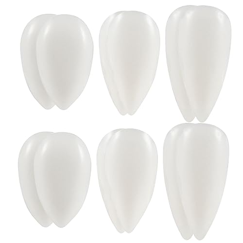 Toddmomy 6 Paare Halloween Vampirzähne Cosplay Requisiten Verschiedene Sicherer Realistischer Zahnersatz Für Halloween Party Kostüm Zubehör von Toddmomy