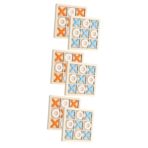 Toddmomy 6 Sätze Holz Schachspiel für Pädagogisches Logischem und Konzentration Orange Blau Toddmomy 6 Sätze Holz Schachspiel für Pädagogisches Logischem und Konzentration Orange Blau von Toddmomy