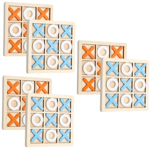 Toddmomy 6 Sätze Holz Schachspiel für Teiliges Lernspielzeug für Logisches und Kreativität für Reisen und Familienaktivitäten Orange Blau Toddmomy 6 Sätze Holz Schachspiel für Teiliges Lernspielzeug für Logisches und Kreativität für Reisen und Familienaktivitäten Orange Blau von Toddmomy