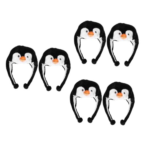 Toddmomy 6 Stck Niedliche Pinguin Mütze mit Ohren Leichter Baumwoll und Hautfreundlich Dekorative Kopfbedeckung für Karneval Party Cosplay und Erwachsene Toddmomy 6 Stck Niedliche Pinguin Mütze mit Ohren Leichter Baumwoll und Hautfreundlich Dekorative Kopfbedeckung für Karneval Party Cosplay und Erwachsene von Toddmomy