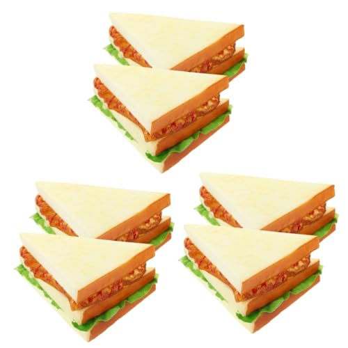 Toddmomy 6 Stck. Künstliches Sandwich Modell Realistisches Lebensmittel für Fotografie Schaufenster und Lehrmodelle für Sandwichläden und Heimdekoration Toddmomy 6 Stck. Künstliches Sandwich Modell Realistisches Lebensmittel für Fotografie Schaufenster und Lehrmodelle für Sandwichläden und Heimdekoration von Toddmomy