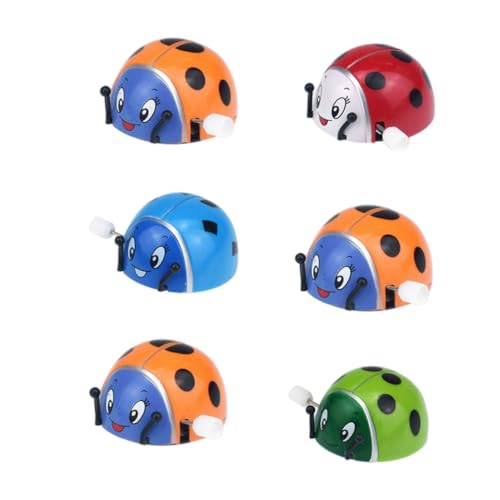 Toddmomy 6 Stück Aufziehspielzeug Wind up aus Kunststoff Bunte Lustige Tierfiguren für Jungen Mädchen Ab Jahren Spielspaß und Dekoration Zufällige Farbe Zufällige Farbe von Toddmomy