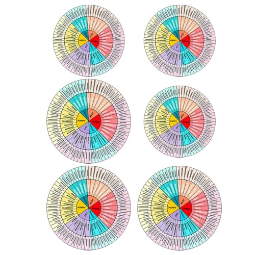 Toddmomy 6 Stück Emotionale Aufkleber Set Kreatives Gefühlrad Sticker für Laptop Handy Büro Hochwertige Selbstklebende Aufkleber für DIY Deko Sticker pro Set Toddmomy 6 Stück Emotionale Aufkleber Set Kreatives Gefühlrad Sticker für Laptop Handy Büro Hochwertige Selbstklebende Aufkleber für DIY Deko Sticker pro Set von Toddmomy