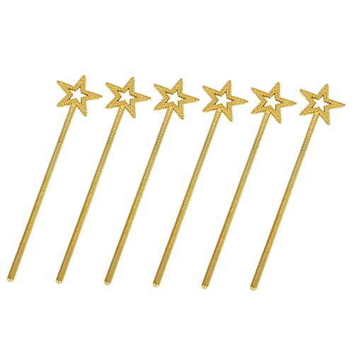 Toddmomy 6 Stück Goldene Plastik Zauberstäbe mit Stern Design für Mädchen Feenstäbe für Geburtstagsfeiern Cosplay und Thematische Anlässe Toddmomy 6 Stück Goldene Plastik Zauberstäbe mit Stern Design für Mädchen Feenstäbe für Geburtstagsfeiern Cosplay und Thematische Anlässe von Toddmomy