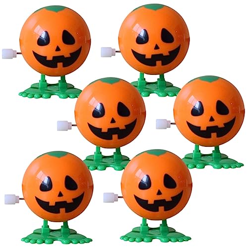 Toddmomy 6 Stück Halloween Aufziehspielzeug Kreative Kürbis Spielzeuge für Mitgebsel für Halloween Goodie Bags Leicht und Sicher aus Hochwertigem Kunststoff Toddmomy 6 Stück Halloween Aufziehspielzeug Kreative Kürbis Spielzeuge für Mitgebsel für Halloween Goodie Bags Leicht und Sicher aus Hochwertigem Kunststoff von Toddmomy