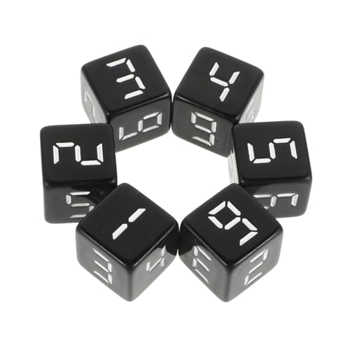 Toddmomy 6 Stück Kompakte Resin Zahlenwürfel Vielseitige Würfel für Brettspiele Partys und Mathematikunterricht Zahlenwürfel für Familienunterhaltung Toddmomy 6 Stück Kompakte Resin Zahlenwürfel Vielseitige Würfel für Brettspiele Partys und Mathematikunterricht Zahlenwürfel für Familienunterhaltung von Toddmomy