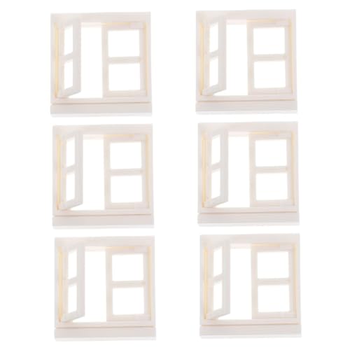 Toddmomy 6 Stück Little Mason Toys Puppenhaus Puppenhaus Mini Möbel Dekoration Miniatur Fenster Spielhaus Fenster Puppenhaus Möbel Mini Möbel Fenster Für Häuser Weißer Kunststoff Toddmomy 6 Stück Little Mason Toys Puppenhaus Puppenhaus Mini Möbel Dekoration Miniatur Fenster Spielhaus Fenster Puppenhaus Möbel Mini Möbel Fenster Für Häuser Weißer Kunststoff von Toddmomy