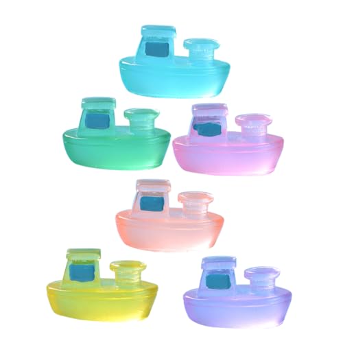 Toddmomy 6 Stück Luminous Kreuzfahrtschiff Figuren Set Mikrolandschaft Deko aus Harz für Bonsai Garten und DIY Dekoration Sicher und Langlebig Toddmomy 6 Stück Luminous Kreuzfahrtschiff Figuren Set Mikrolandschaft Deko aus Harz für Bonsai Garten und DIY Dekoration Sicher und Langlebig von Toddmomy