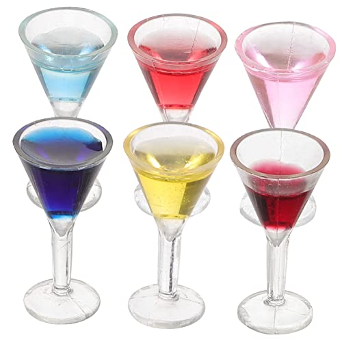 Toddmomy 6stücke Mini Cocktailgläser Für Puppenhaus Bunte Miniatur-weingläser Spielzeug Für Junge Mädchen Zubehör Für Mikrolandschaften Und Hausdekoration Toddmomy 6stücke Mini Cocktailgläser Für Puppenhaus Bunte Miniatur-weingläser Spielzeug Für Junge Mädchen Zubehör Für Mikrolandschaften Und Hausdekoration von Toddmomy