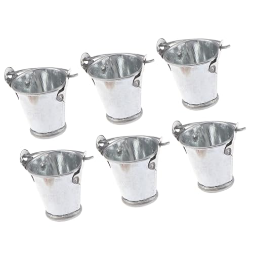 Toddmomy 6 Stück Mini-Möbelmodell künstlich Miniatur im Freien drinnen Mini-Eimer Minifass Mini -Hausdekorationen winziger Behälter Mini- -Dekore Metall Silver Toddmomy 6 Stück Mini-Möbelmodell künstlich Miniatur im Freien drinnen Mini-Eimer Minifass Mini -Hausdekorationen winziger Behälter Mini- -Dekore Metall Silver von Toddmomy