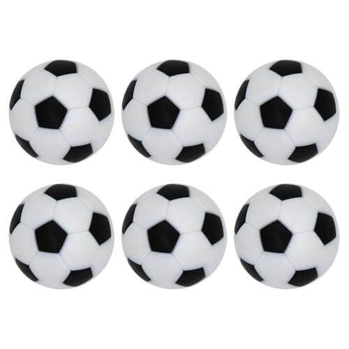 Toddmomy 6 Stück Mini-Tischfußball-Ersatzbälle – Glatte Hüft-Fußbälle Für Tischfußballspiele Kompakte 2 3 cm Große Bälle Für Zu Hause (Wie Abgebildete Farbe) von Toddmomy