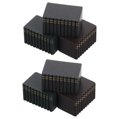 Toddmomy 6 Stück Miniatur Buchmodell Sammlerstück Kleines Puppenhaus Zubehör Requisite Dekorative Mini Bücher Bücherregal Basteln Gefälschte Mini Bücher Zur Ausstellung Miniatur von Toddmomy