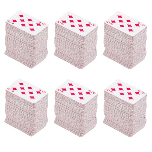 Toddmomy 6 Stück Miniatur Pokerkarten Lustige Spielkarten für Puppenhäuser für Erwachsene für Feste und Dekoration Toddmomy 6 Stück Miniatur Pokerkarten Lustige Spielkarten für Puppenhäuser für Erwachsene für Feste und Dekoration von Toddmomy