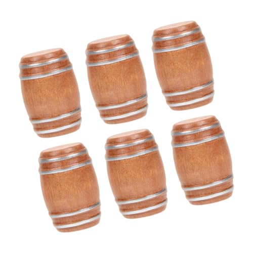 Toddmomy 6 Stück Miniatur Weinfass Aus Holz Figur Kleines Weinbehälterfass Mini Whiskyfass Hellbraun Miniatur Weinfass Aus Holz Toddmomy 6 Stück Miniatur Weinfass Aus Holz Figur Kleines Weinbehälterfass Mini Whiskyfass Hellbraun Miniatur Weinfass Aus Holz von Toddmomy
