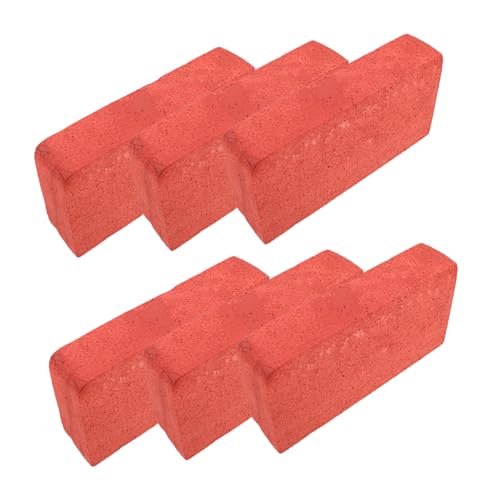 Toddmomy 6 Stück Movie Requisite Ziegel Zauberwerkzeug Comedy-Gimmick Filmrequisiten realistisch Mini-rote Ziegel Simulationsbaustein gefälschter Ziegelstein-Gimmick Schaum Hellbraun Toddmomy 6 Stück Movie Requisite Ziegel Zauberwerkzeug Comedy-Gimmick Filmrequisiten realistisch Mini-rote Ziegel Simulationsbaustein gefälschter Ziegelstein-Gimmick Schaum Hellbraun von Toddmomy