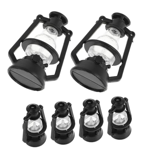 Toddmomy 6 Stück Puppenhaus Laterne Mini Öllampe Retro Petroleumlaterne Miniatur Petroleumlampe Figur Dekorative Petroleumlampe Mini Hausdekor Winzige Petroleumlampe Landschaft von Toddmomy
