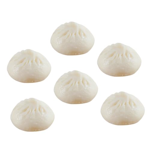 Toddmomy 6 Stück Realistische PVC Nachbildung von Dampfbuns Fotorequisiten für Party Marktdekoration und Küchenzubehör Leicht zu Reinigen und Langlebig Toddmomy 6 Stück Realistische PVC Nachbildung von Dampfbuns Fotorequisiten für Party Marktdekoration und Küchenzubehör Leicht zu Reinigen und Langlebig von Toddmomy