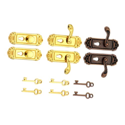 Toddmomy 6 Stück Retro-türschloss Türgriff Für Puppenhaus Puppenhausminiaturen Miniatur -türzubehör Puppenhauszubehör Puppenhaus-türknöpfe Miniatur -türschloss Legierung Toddmomy 6 Stück Retro-türschloss Türgriff Für Puppenhaus Puppenhausminiaturen Miniatur -türzubehör Puppenhauszubehör Puppenhaus-türknöpfe Miniatur -türschloss Legierung von Toddmomy