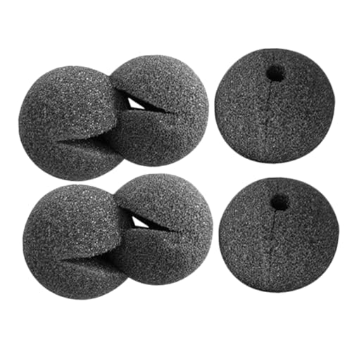 Toddmomy 6 Stück Schwarze Clown Nasen aus Weichem Langlebig und Bequem Vielseitig für Karneval Bühnenauftritte und Partydekorationen für Halloween und Weihnachtsfeiern Toddmomy 6 Stück Schwarze Clown Nasen aus Weichem Langlebig und Bequem Vielseitig für Karneval Bühnenauftritte und Partydekorationen für Halloween und Weihnachtsfeiern von Toddmomy