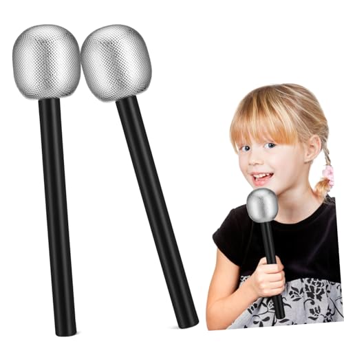 Toddmomy 6 Stück Simulierte Mikrofonprops Simulationsmikrofon Mikrofon-stütze Spielzeugmikrofon Mikrofon Realistisch Cosplay Bling Prop-mikrofon Rave Halloween Nuobestie Silber Toddmomy 6 Stück Simulierte Mikrofonprops Simulationsmikrofon Mikrofon-stütze Spielzeugmikrofon Mikrofon Realistisch Cosplay Bling Prop-mikrofon Rave Halloween Nuobestie Silber von Toddmomy