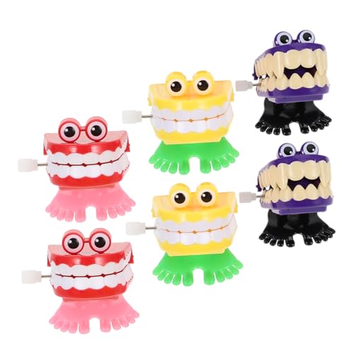 Toddmomy 6 Stück Spielzeugsprungspielzeug Halloween- - Uhrwerksspielzeug Aufziehspielzeug Als Lustiges Partyspielzeug Laufendes Halloween-Party- Abs von Toddmomy