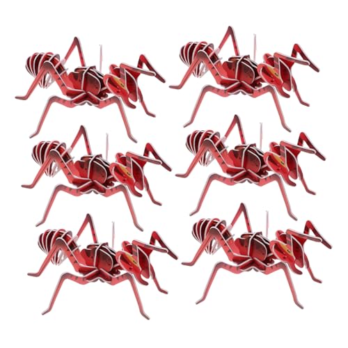 Toddmomy 6 Stück Teiliges Ameisen Puzzle aus Karton Stem Lernspielzeug mit Realistischen Insektenmodellen Fördert Biologisches Verständnis Kreativität und Problemlösung für Vorschulkinder Toddmomy 6 Stück Teiliges Ameisen Puzzle aus Karton Stem Lernspielzeug mit Realistischen Insektenmodellen Fördert Biologisches Verständnis Kreativität und Problemlösung für Vorschulkinder von Toddmomy