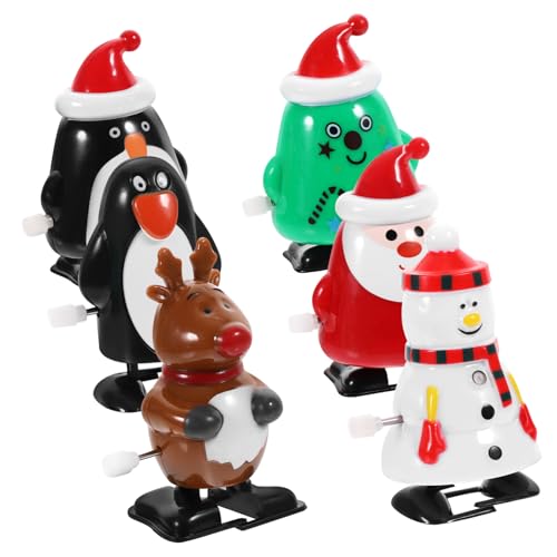 Toddmomy 6 Stück Teiliges Aufziehspielzeug Weihnachtsmann Wind Up Figuren für Weihnachtsfeier Partyspaß Kompakt Lustiges Clockwork Dekoration Toddmomy 6 Stück Teiliges Aufziehspielzeug Weihnachtsmann Wind Up Figuren für Weihnachtsfeier Partyspaß Kompakt Lustiges Clockwork Dekoration von Toddmomy