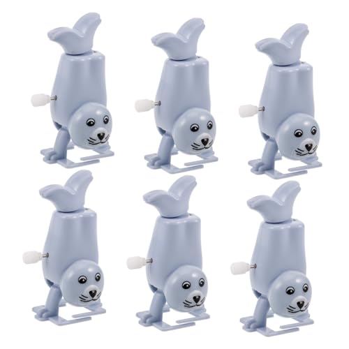 Toddmomy 6 Stück Teiliges Aufziehspielzeug ohne Batterie Langlebig Nachhaltiges Bewegungsspielzeug Lustige Tier Figuren für Montessori Spielspaß von Toddmomy