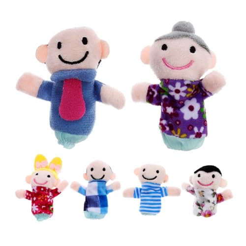 Toddmomy 6 Stück Teiliges Cartoon Handpuppen Familie Weiche Handspielpuppen für Erwachsene Leicht Tragbar Fördert Sprachentwicklung Motorik und Kreativität Beim Geschichtenerzählen Toddmomy 6 Stück Teiliges Cartoon Handpuppen Familie Weiche Handspielpuppen für Erwachsene Leicht Tragbar Fördert Sprachentwicklung Motorik und Kreativität Beim Geschichtenerzählen von Toddmomy