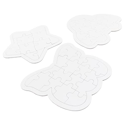 Toddmomy 6 Stück Teiliges DIY Papier Puzzle Blanko zum Selbermalen Kinderfreundliches Karton Puzzle mit Rahmen für Kreative und Bastelprojekte Fördert Feinmotorik und Fantasie Toddmomy 6 Stück Teiliges DIY Papier Puzzle Blanko zum Selbermalen Kinderfreundliches Karton Puzzle mit Rahmen für Kreative und Bastelprojekte Fördert Feinmotorik und Fantasie von Toddmomy