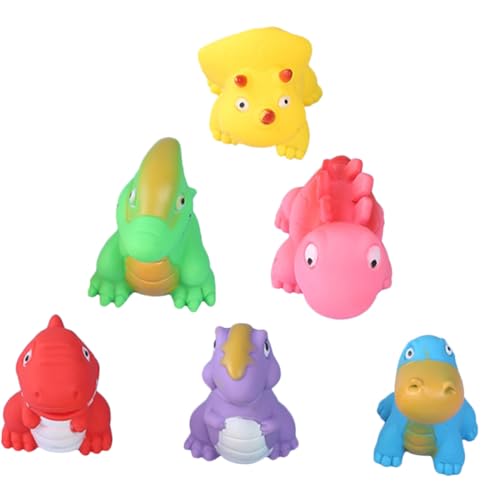 Toddmomy 6 Stück Teiliges Dinosaurier Badespielzeug Verschleißfestes Elastisches Quetschspielzeug mit Geräuscheffekt Sicher und Hautfreundlich für Junge Mädchen und Kleinkinder Lustiges Toddmomy 6 Stück Teiliges Dinosaurier Badespielzeug Verschleißfestes Elastisches Quetschspielzeug mit Geräuscheffekt Sicher und Hautfreundlich für Junge Mädchen und Kleinkinder Lustiges von Toddmomy