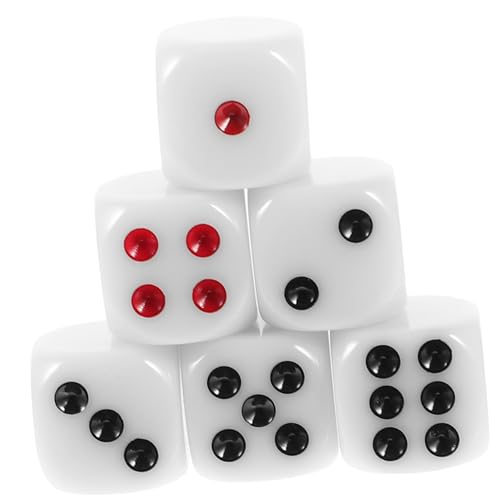 Toddmomy 6 Stück Teiliges Einseitige Resin Spielwürfel Robust und Langlebig Vielseitig für Partyspiele Brettspiele und Lernspiele für Gesellige Runden und Familien Farblich Transparent Toddmomy 6 Stück Teiliges Einseitige Resin Spielwürfel Robust und Langlebig Vielseitig für Partyspiele Brettspiele und Lernspiele für Gesellige Runden und Familien Farblich Transparent von Toddmomy