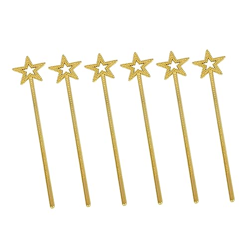Toddmomy 6 Stück Teiliges Goldene Plastikstäbe mit Sternen Design für Kindergeburtstag Cosplay und Prinzessinnen Partys Feenstäbe für Mädchen Toddmomy 6 Stück Teiliges Goldene Plastikstäbe mit Sternen Design für Kindergeburtstag Cosplay und Prinzessinnen Partys Feenstäbe für Mädchen von Toddmomy