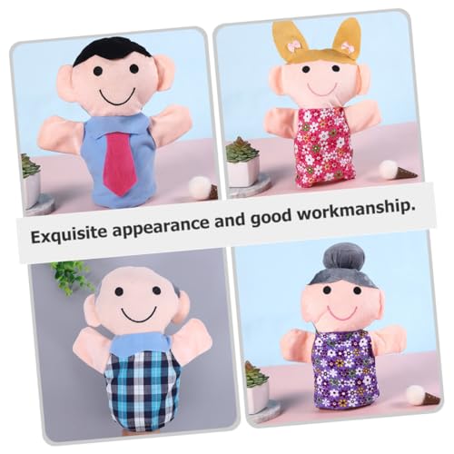 Toddmomy 6 Stück Teiliges Handpuppen Pp Baumwolle Kreatives Kinderspielzeug für Interaktives Rollenspiel und Frühkindliche Bildung Fördert Motorik Kommunikation Selbstvertrauen für Mädchen von Toddmomy