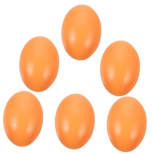 Toddmomy 6 Stück Teiliges Holz Eier zum Bemalen Unfertige Holzmodelle für DIY Osterdekoration Liebevolle Bastelmaterialien für Spielzeuge für Kreative Aktivitäten von Toddmomy
