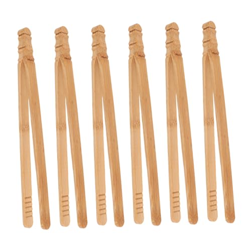 Toddmomy 6 Stück Teiliges Holz zangen für Kleinkinder Montessori Sensorische Feinmotorik Tools Kleine Holzpinzetten für Halten Zählübungen Vielseitig Einsetzbar im Kindergarten Hause von Toddmomy