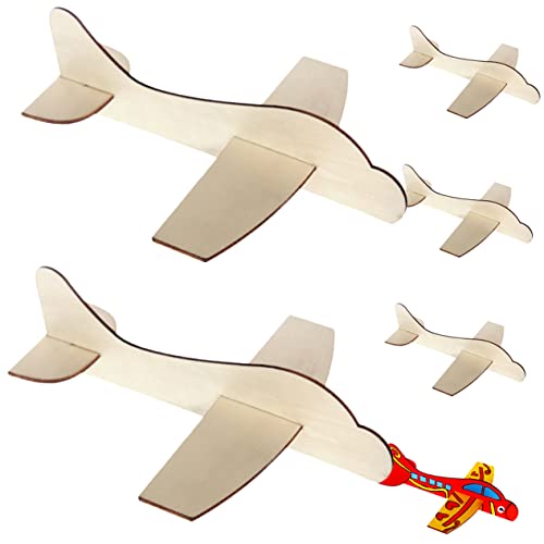Toddmomy 6 Stück Teiliges Holzflugzeug Bastelset für DIY Malspielzeug Kreativität und Geschicklichkeit für Geburtstagsfeiern und Feste Toddmomy 6 Stück Teiliges Holzflugzeug Bastelset für DIY Malspielzeug Kreativität und Geschicklichkeit für Geburtstagsfeiern und Feste von Toddmomy